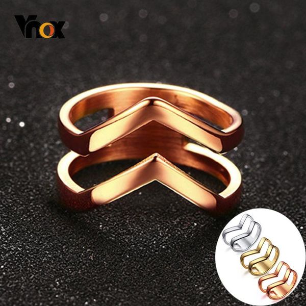 vnox geometric ring for women glossy stainless steel hollow ring elegant lady party jewelry size 6 7 8 9, Golden;silver
vnox geometric ring for women glossy stainless steel hollow ring elegant lady party jewelry size 6 7 8 9, Golden;silver