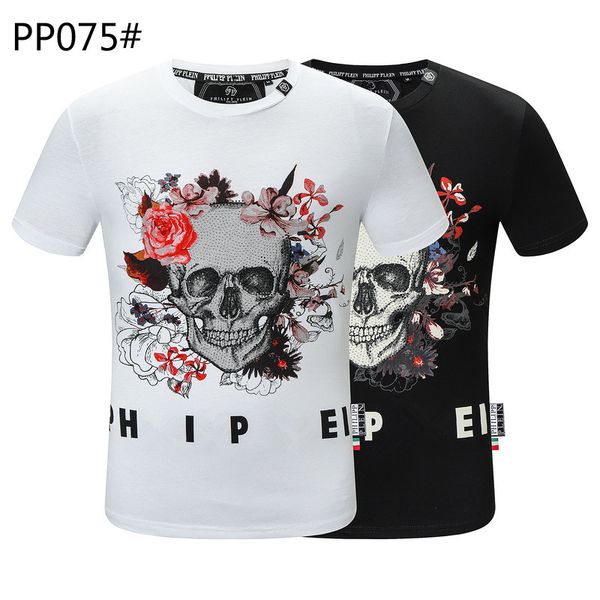 pp fashion men's designer slim fit t-shirt summer rhinestone tee short sleeve round neck shirt skulls print streetwear collar polos m-, White;black
pp fashion men's designer slim fit t-shirt summer rhinestone tee short sleeve round neck shirt skulls print streetwear collar polos m-, White;black