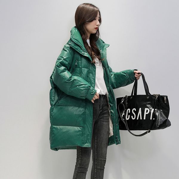 ftlzz new winter women 90% white duck jacket female casual loose long coat thick waterproof down overcoats, Black
ftlzz new winter women 90% white duck jacket female casual loose long coat thick waterproof down overcoats, Black