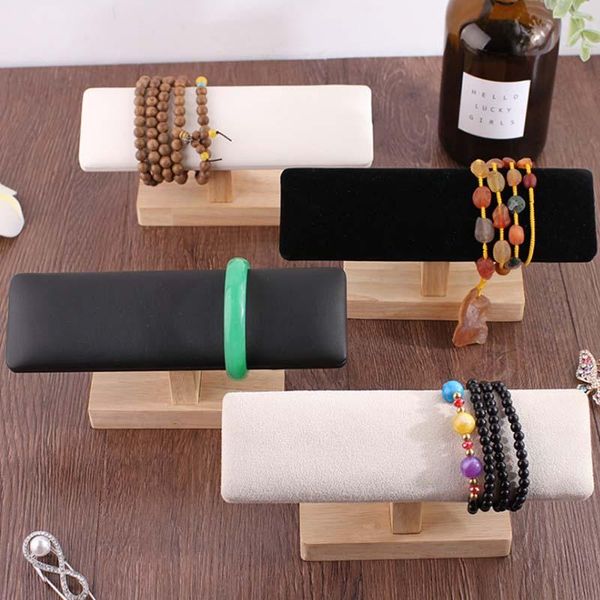 black/white/beige new high-end diy wood+flannel display watch/bracelet jewelry display stand holder, Pink;blue
black/white/beige new high-end diy wood+flannel display watch/bracelet jewelry display stand holder, Pink;blue