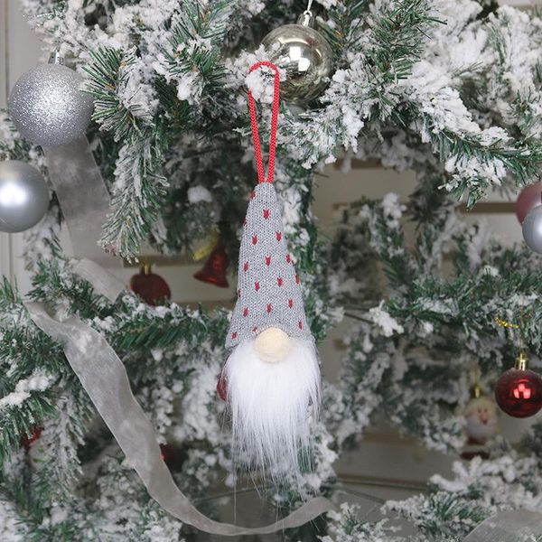 Christmas Decoration Faceless Santa Xmas Tree Ornament Doll Decoration For Home Decors Pendant Gift Drop Ornament Party Supplies Rrr