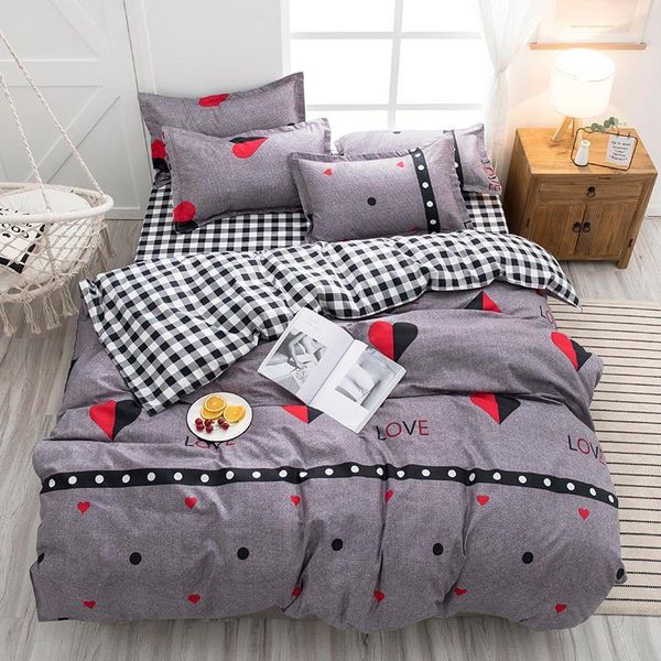 black and white bed linen set king size grey heart printed bedding sets ropa de cama y edredones bed cover bedding1
black and white bed linen set king size grey heart printed bedding sets ropa de cama y edredones bed cover bedding1
