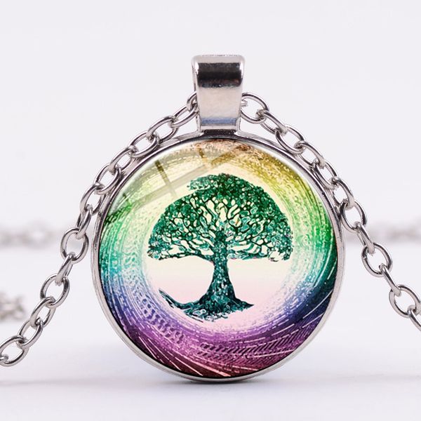 life tree statement necklace colorful tree of life glass dome pendant handmade neckalce gifts vintage silver color chain
life tree statement necklace colorful tree of life glass dome pendant handmade neckalce gifts vintage silver color chain