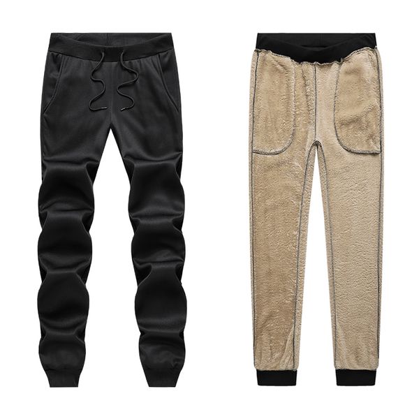 2021 men's wool pants outside velvet thick joggers fleece winter warm pants heavyweight zipper trousers men sweatpants, Black
2021 men's wool pants outside velvet thick joggers fleece winter warm pants heavyweight zipper trousers men sweatpants, Black