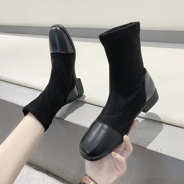 woman flat boots booties ladies brand women's shoes boots-women round toe low fashion autumn 2020 rome pu slip-on, Black
woman flat boots booties ladies brand women's shoes boots-women round toe low fashion autumn 2020 rome pu slip-on, Black