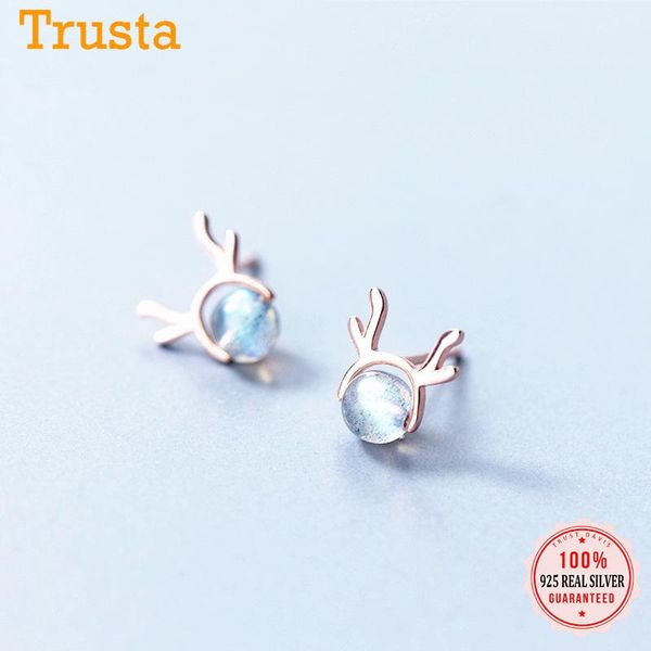stud trustdavis 100% 925 sterling silver cute deer earrings moonstone for women girls kids fine jewerly wholesale da1432, Golden;silver
stud trustdavis 100% 925 sterling silver cute deer earrings moonstone for women girls kids fine jewerly wholesale da1432, Golden;silver