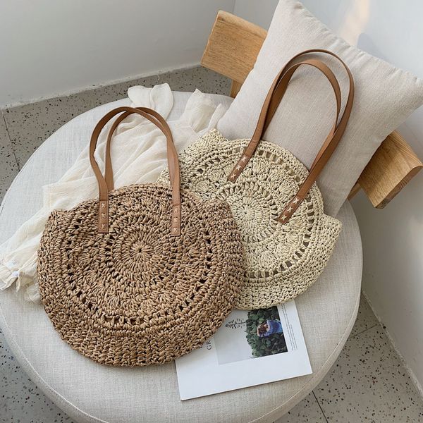 hbp non-brand handbag new one shoulder beach bag hand woven bag paper rope hollow circular straw bag sport.0018
hbp non-brand handbag new one shoulder beach bag hand woven bag paper rope hollow circular straw bag sport.0018