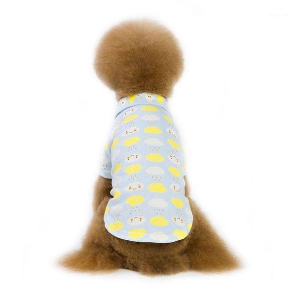 

autumn dog shirts print pets dogs turn down neck pets clothes coat jackets1
