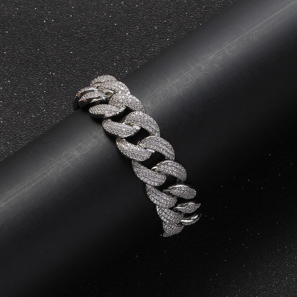 cuba chain three row cuban chain drill 19mm bracelet single row copper inlaid zircon hip-hop bracelet blles, Golden;silver
cuba chain three row cuban chain drill 19mm bracelet single row copper inlaid zircon hip-hop bracelet blles, Golden;silver