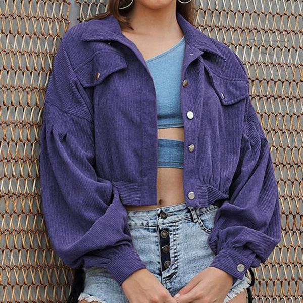 vintage basic jacket women 2020 lantern sleeve autumn new cropped jacket female lapel retro loose fashion coat for woman, Black;brown
vintage basic jacket women 2020 lantern sleeve autumn new cropped jacket female lapel retro loose fashion coat for woman, Black;brown