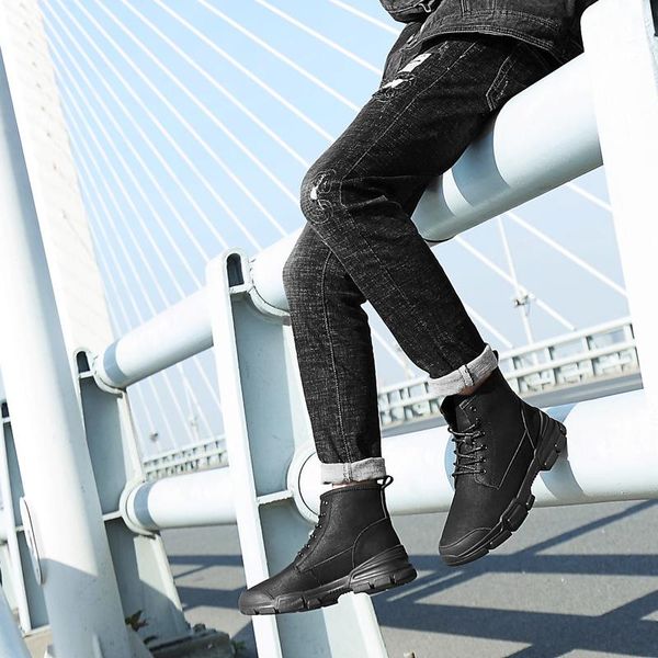 leisure leather zapatillas sapato casual sneaker sports man comfortable outdoor breathable mens male new informales sneaker, Black
leisure leather zapatillas sapato casual sneaker sports man comfortable outdoor breathable mens male new informales sneaker, Black