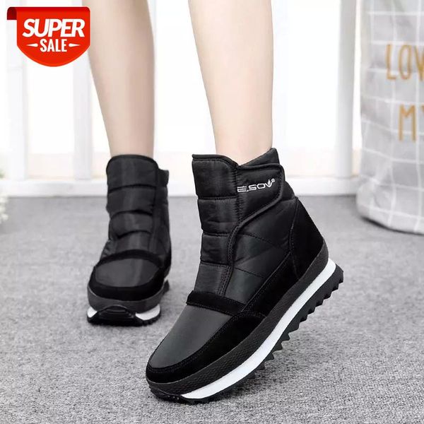 winter snow boots women shoes 2020 fashion waterproof platform shoes woman ankle boots basic warm plush women botas mujer #oa3n, Black 
winter snow boots women shoes 2020 fashion waterproof platform shoes woman ankle boots basic warm plush women botas mujer #oa3n, Black