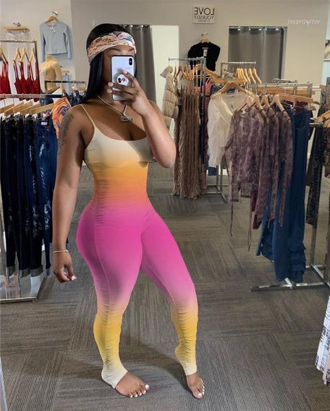 women's jumpsuits & rompers hirigin women sling jumpsuit gradient tie dye sleeveless romper summer female strap stacked trousers street, Black;white
women's jumpsuits & rompers hirigin women sling jumpsuit gradient tie dye sleeveless romper summer female strap stacked trousers street, Black;white
