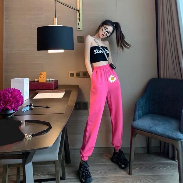 new elegant floral 2021 embroidery women's fashions elastic waistline breathable jogger plus female size loosed ninth pants nx2f, Black;white
new elegant floral 2021 embroidery women's fashions elastic waistline breathable jogger plus female size loosed ninth pants nx2f, Black;white