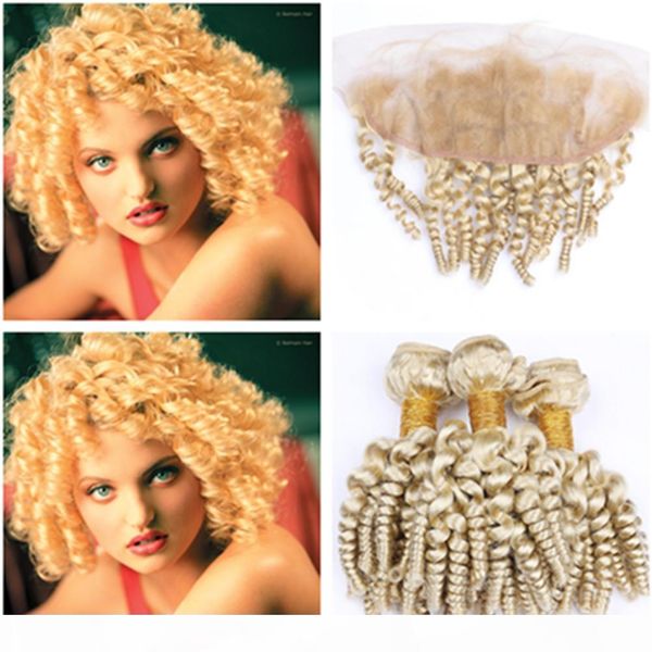 russian blonde virgin human hair aunty funmi 3pcs bundles with frontal bouncy curly #613 blonde 13x4 lace frontal closure with weaves, Black;brown
russian blonde virgin human hair aunty funmi 3pcs bundles with frontal bouncy curly #613 blonde 13x4 lace frontal closure with weaves, Black;brown