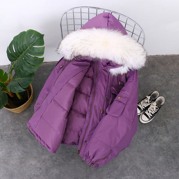 2021 New Female 90% White Down Parka Hot Thick Outerwear Great Natural Raccoon Skin with Hood Winter Jacket 967P, Black
2021 New Female 90% White Down Parka Hot Thick Outerwear Great Natural Raccoon Skin with Hood Winter Jacket 967P, Black