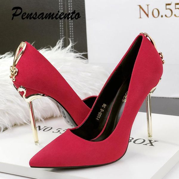 2021 spring summer women pumps elegant pointed toe metal butterfly-knot female high heels fashion flock bride party shoes woman1, Black
2021 spring summer women pumps elegant pointed toe metal butterfly-knot female high heels fashion flock bride party shoes woman1, Black