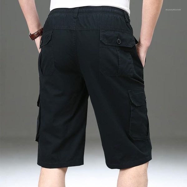 men's shorts summer mens casual multi pockets cargo short trousers man streetwear straight elastic waist thin beach shorts1, White;black
men's shorts summer mens casual multi pockets cargo short trousers man streetwear straight elastic waist thin beach shorts1, White;black