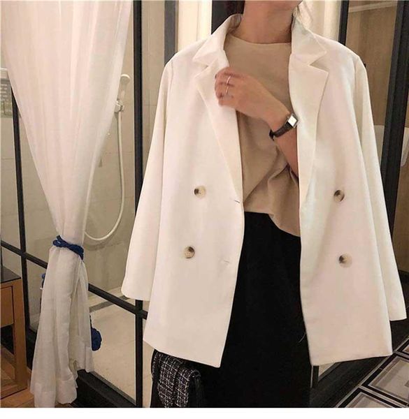 women's suits & blazers notched collar long sleeve office lady jackets coat 2021 spring autumn korean loose work formal white black
women's suits & blazers notched collar long sleeve office lady jackets coat 2021 spring autumn korean loose work formal white black