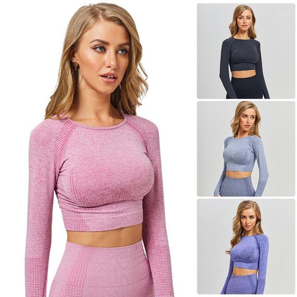 women fitness long sleeve yoga clothes small little jacquard seamless long sleeve tracksuit1, White;red
women fitness long sleeve yoga clothes small little jacquard seamless long sleeve tracksuit1, White;red
