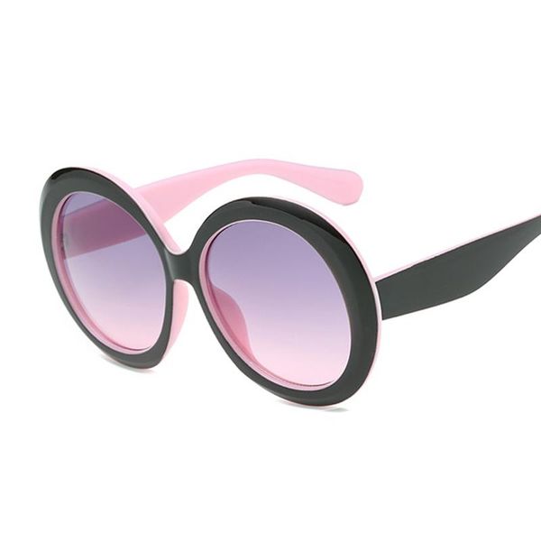 sunglasses pink gradient round women oversized big frame sun glasses female designer vintage mirror, White;black
sunglasses pink gradient round women oversized big frame sun glasses female designer vintage mirror, White;black