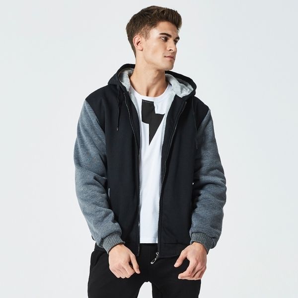 winter thick hoodies men zipper hooded coat brand mens tracksuit sweatshirt patchwork jackets warm us/eur plus size fleece hoody 201112, Black
winter thick hoodies men zipper hooded coat brand mens tracksuit sweatshirt patchwork jackets warm us/eur plus size fleece hoody 201112, Black