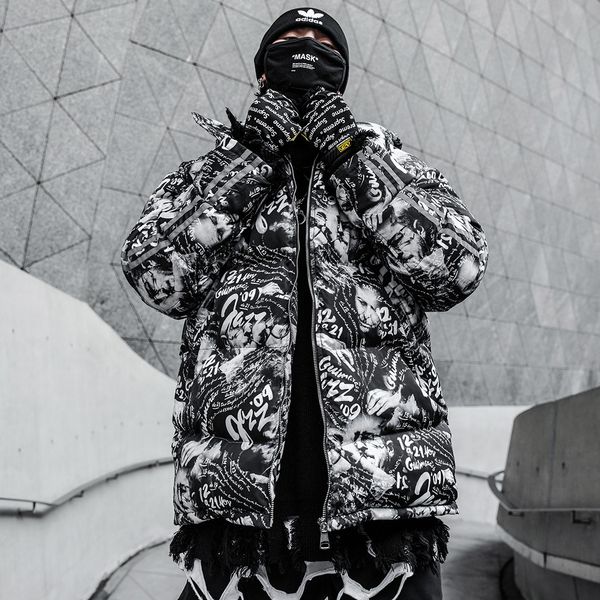 thick cotton-padded jackets coats 2020 funny harajuku streetwear winter outwear hip hop punk style jacket, Black;brown
thick cotton-padded jackets coats 2020 funny harajuku streetwear winter outwear hip hop punk style jacket, Black;brown