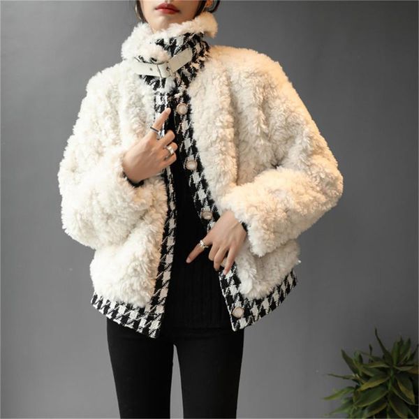2020 new winter ladies faux fur coat elegant women overcoat casual fashion slim fit female outerwear, Black
2020 new winter ladies faux fur coat elegant women overcoat casual fashion slim fit female outerwear, Black