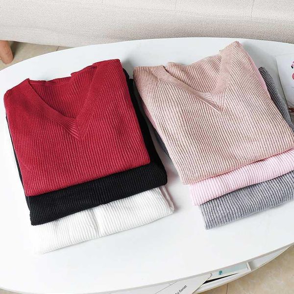 2020 new autumn winter sweater women chic v-neck slim sweater female knitted pullovers long sleeve warm basic black1, White;black
2020 new autumn winter sweater women chic v-neck slim sweater female knitted pullovers long sleeve warm basic black1, White;black