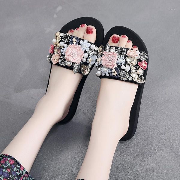 slippers high 5cm self-designed women summer beach female crystal diamond slipper shoes girls fashion footwear size33-421, Black
slippers high 5cm self-designed women summer beach female crystal diamond slipper shoes girls fashion footwear size33-421, Black