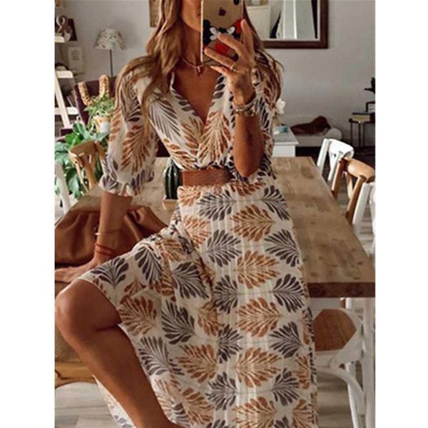 dress women summer spring new v-neck printed folded holiday long swing dress women's casual beach loose ladies dress, Black;gray
dress women summer spring new v-neck printed folded holiday long swing dress women's casual beach loose ladies dress, Black;gray