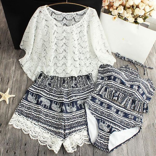 2020 bikini summer swimwear swimming women printed bathing suit bandage swimsuit padded push up four piece bikini set1, White;black
2020 bikini summer swimwear swimming women printed bathing suit bandage swimsuit padded push up four piece bikini set1, White;black