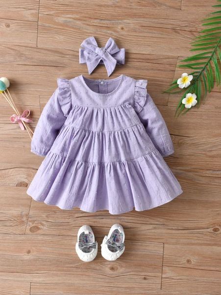 baby girl ruffle trim babydoll dress with headband she01, Red;yellow
baby girl ruffle trim babydoll dress with headband she01, Red;yellow