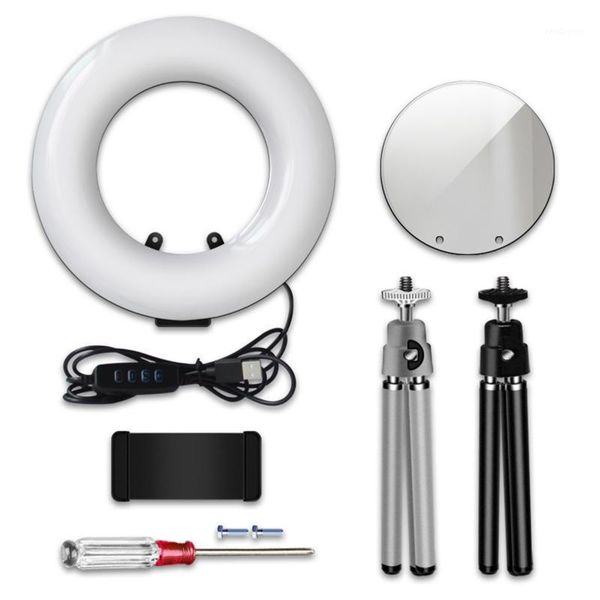 flash heads 4-in-1 5w table dimmable usb led ring light with mirror tripod stand cell phone holder for youtube video live streaming1
flash heads 4-in-1 5w table dimmable usb led ring light with mirror tripod stand cell phone holder for youtube video live streaming1