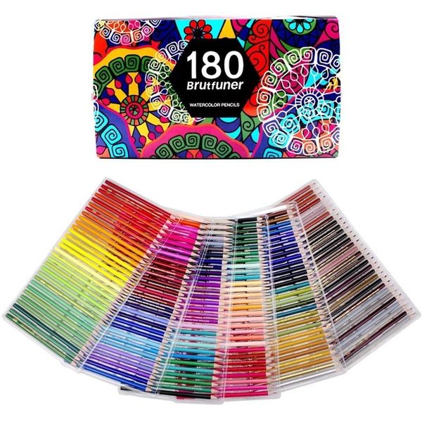 180 colours watercolour pencils for drawing art colouring pencils for sketching, shading & coloring y200428
180 colours watercolour pencils for drawing art colouring pencils for sketching, shading & coloring y200428