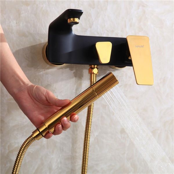 black full copper bath shower faucet bibcock of and cold water mixing valves hang a wall flower is aspersed suit bathtub1
black full copper bath shower faucet bibcock of and cold water mixing valves hang a wall flower is aspersed suit bathtub1