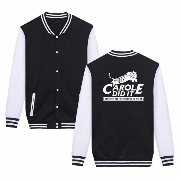 men baseball uniform coat autumn bomber jacket joe exotic print streetwear casual tracksuit hip men brand coats jocu#, Black;brown
men baseball uniform coat autumn bomber jacket joe exotic print streetwear casual tracksuit hip men brand coats jocu#, Black;brown