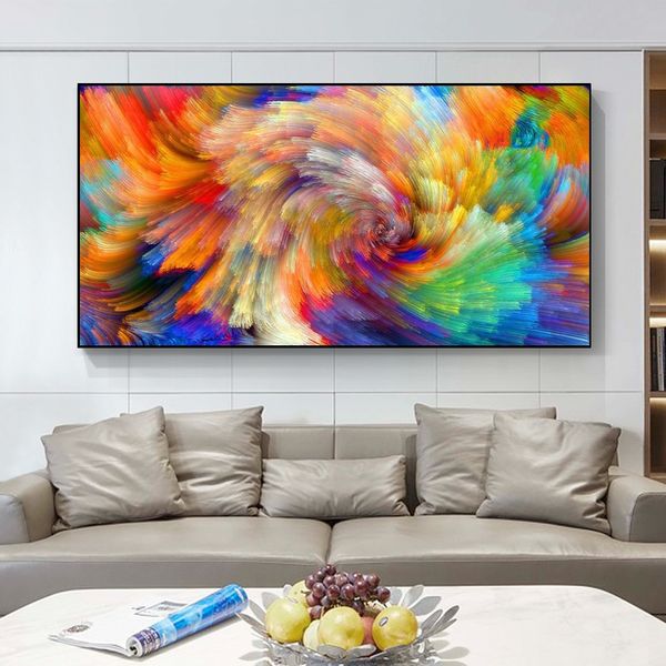 abstract wall art rainbow color splash oil paintings on canvas wall posters and print cuadro picture for living room decoration
abstract wall art rainbow color splash oil paintings on canvas wall posters and print cuadro picture for living room decoration