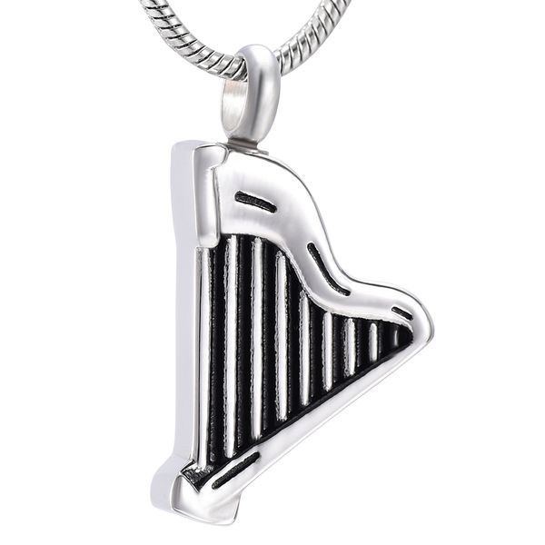 lkj9969 harp shape necklace human ash holder for music lovers in memory of loss love keepsake cremation jewelry, Silver
lkj9969 harp shape necklace human ash holder for music lovers in memory of loss love keepsake cremation jewelry, Silver