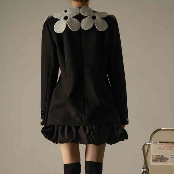 women's suits & blazers twotwinstyle casual colorblock flowers blazer female v neck long sleeve korean fashion coat for women autumn st, White;black
women's suits & blazers twotwinstyle casual colorblock flowers blazer female v neck long sleeve korean fashion coat for women autumn st, White;black