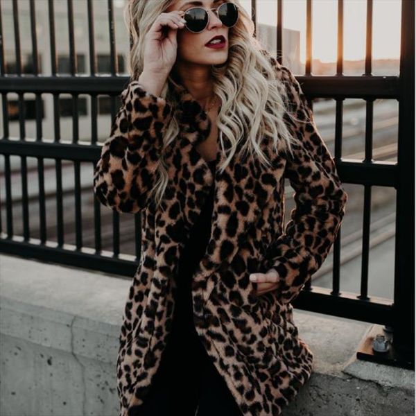 bkld new faux fur coat leopard print winter jacket turn down collar women outerwear streetwear autumn plus size leopard coat, Black
bkld new faux fur coat leopard print winter jacket turn down collar women outerwear streetwear autumn plus size leopard coat, Black