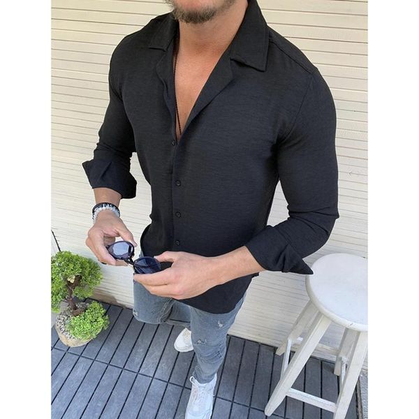мужская рубашка мода отворота с длинным рукавом твердые рубашки мужчина slim fit elegant tops streetwear tunic blouse рубашки мужская одежда, White;black
мужская рубашка мода отворота с длинным рукавом твердые рубашки мужчина slim fit elegant tops streetwear tunic blouse рубашки мужская одежда, White;black