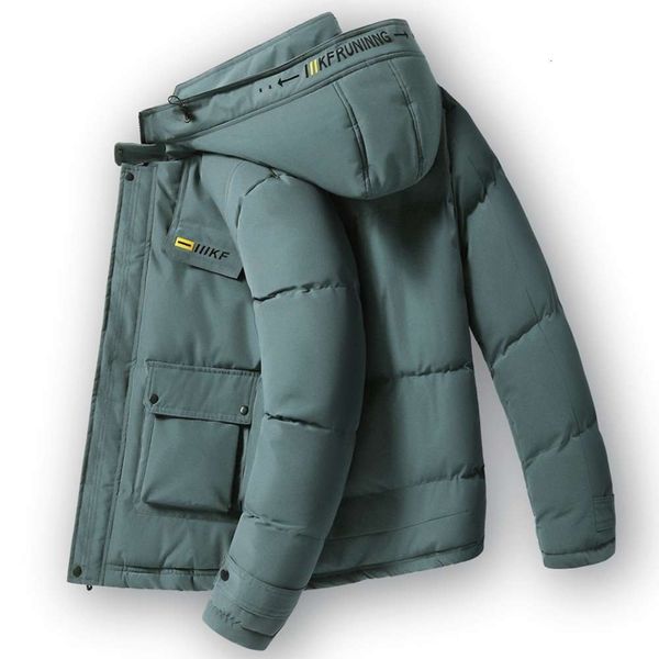 men's new autumn and fashion brand thickened clothes winter jacket casual cotton padded work, Black
men's new autumn and fashion brand thickened clothes winter jacket casual cotton padded work, Black