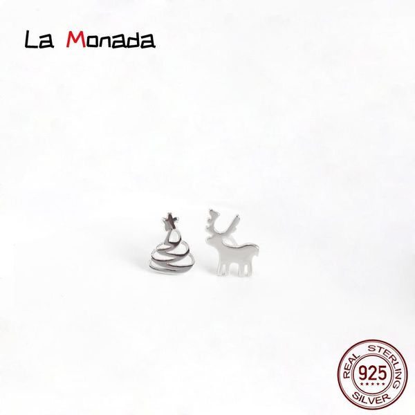 la monada stud earrings for women female christmas tree small silver earrings 925 women minimalist korean jewelry woman girls, Golden;silver
la monada stud earrings for women female christmas tree small silver earrings 925 women minimalist korean jewelry woman girls, Golden;silver