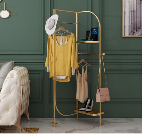 clothing store display rack children furniture light luxury simple modern coat racks iron art bedroom floor hanging hanger bag cloth shelf
clothing store display rack children furniture light luxury simple modern coat racks iron art bedroom floor hanging hanger bag cloth shelf