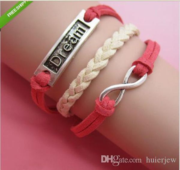 charm bangle bracelets indian leather bracelet pulseras cross love wrap infinity bracelets, Golden;silver
charm bangle bracelets indian leather bracelet pulseras cross love wrap infinity bracelets, Golden;silver