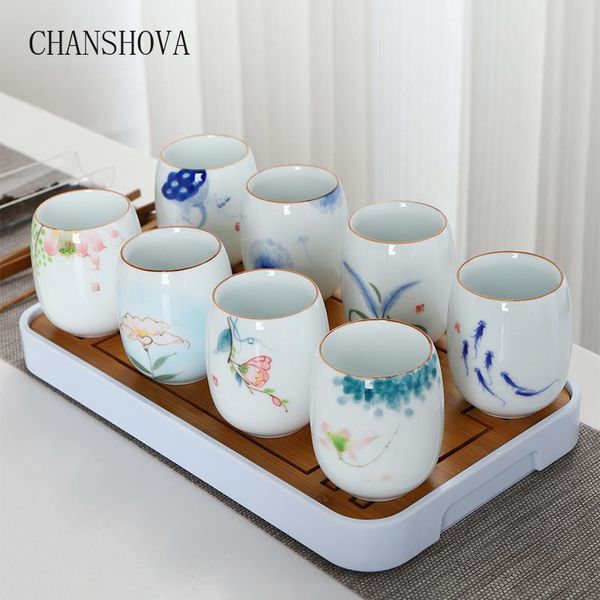 chanshova 190ml традиционный китайский стиль несколько шаблонов handpainted керамическая чашка китай белый фарфор большие чашки чайные н271
chanshova 190ml традиционный китайский стиль несколько шаблонов handpainted керамическая чашка китай белый фарфор большие чашки чайные н271
