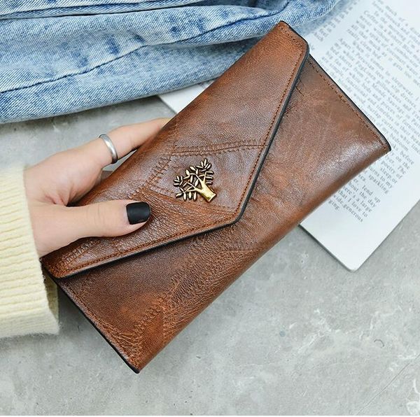 factory outlet brand women bag flip - stitch leather wallet retro multifunctional minimalist leather long wallet fashion multi-card card, Red;black
factory outlet brand women bag flip - stitch leather wallet retro multifunctional minimalist leather long wallet fashion multi-card card, Red;black
