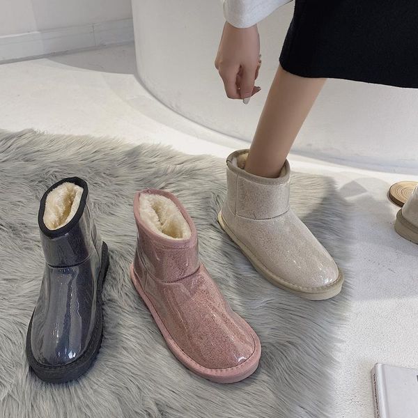 pu ankle boots for women's shoes woman flats boot woman winter 2020 snow boots women shoes warm booties chaussure femme fashion, Black
pu ankle boots for women's shoes woman flats boot woman winter 2020 snow boots women shoes warm booties chaussure femme fashion, Black