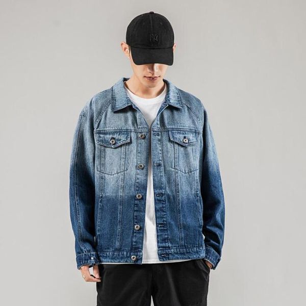 men's jackets fall 2021 denim gradient print jacket trendy casual, Black;brown
men's jackets fall 2021 denim gradient print jacket trendy casual, Black;brown